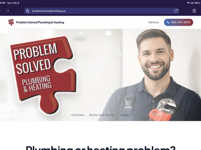 Problem Solved Plumbing & Heating