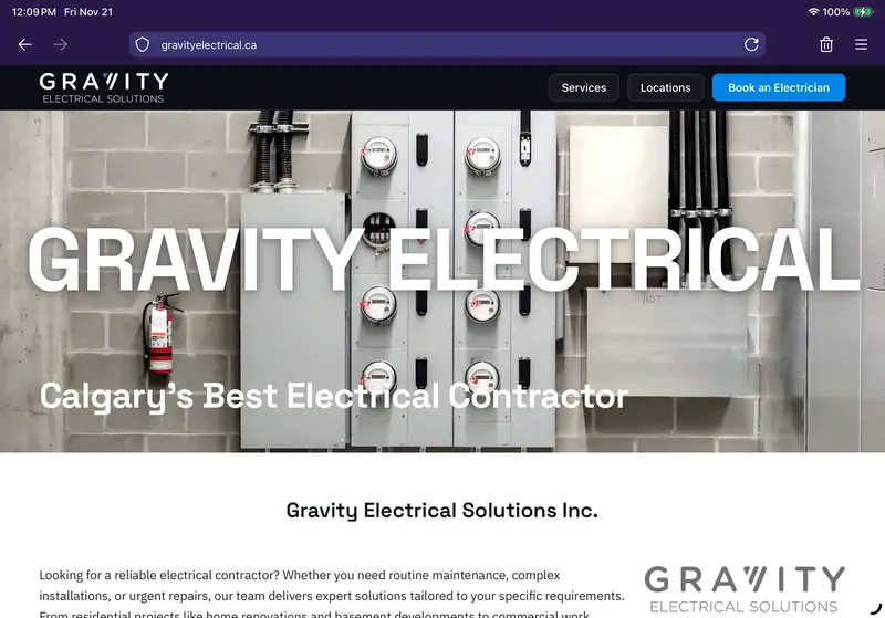 Gravity Electrical