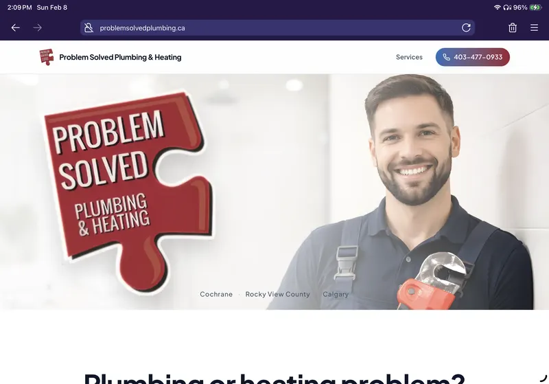 Problem Solved Plumbing & Heating
