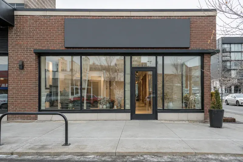 Local business storefront in Calgary